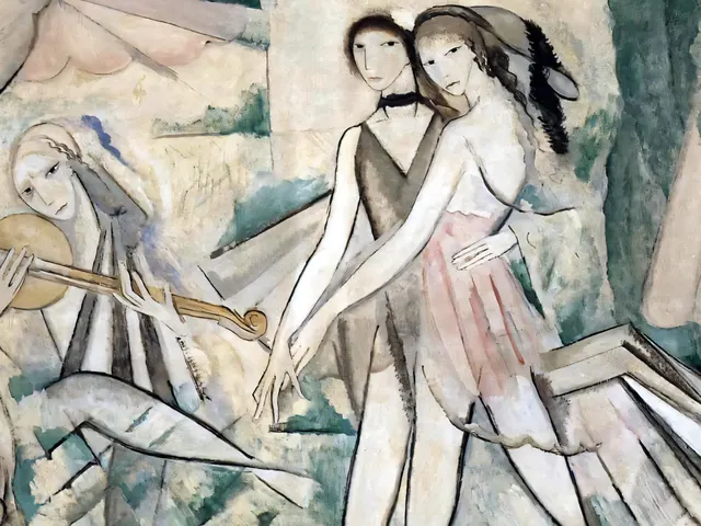 The Elegant Ball by Marie Laurencin, horizontal tablet wallpaper