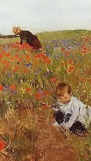 Red poppies wallpaper