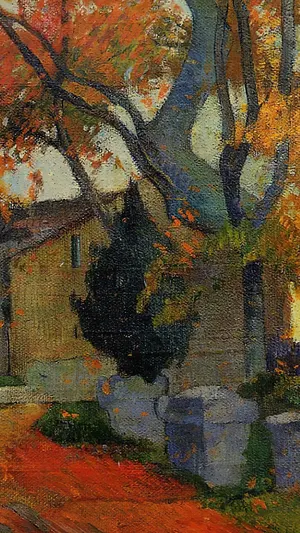 Lane at Alyscamps Arles wallpaper