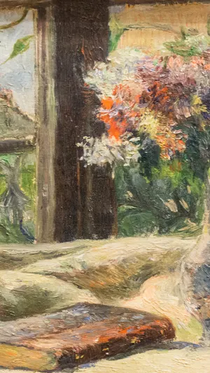 Vase of Flowers at the Window wallpaper