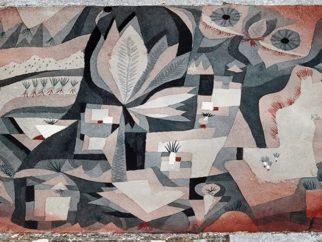 Dry Cooler Garden by Paul Klee, horizontal tablet wallpaper