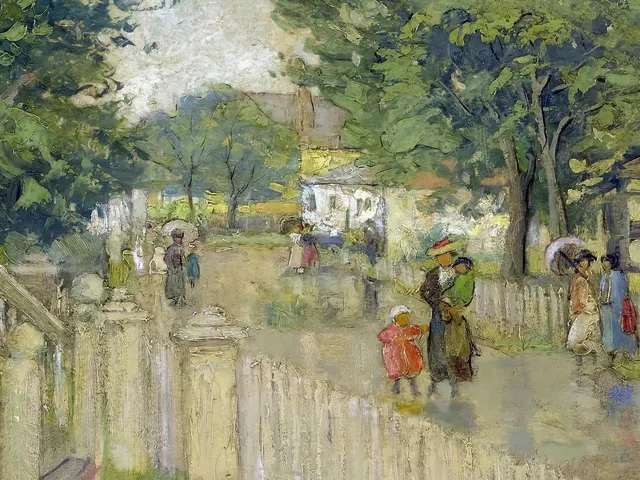 After the Rain by Pauline Palmer, horizontal tablet wallpaper