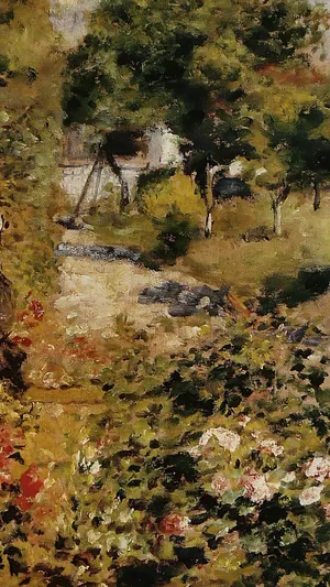 Garden At Fontenay wallpaper