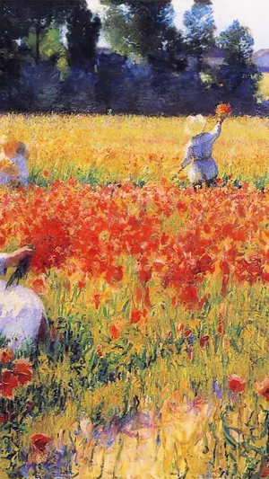 In Flanders Field Where Soldiers Sleep and Poppies Grow wallpaper