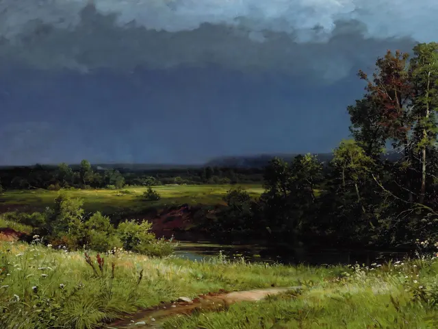 Before the Storm Iconic by Shishkin, horizontal tablet wallpaper