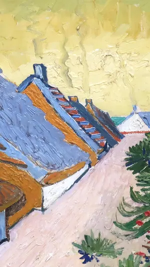 Street in Saintes Maries wallpaper