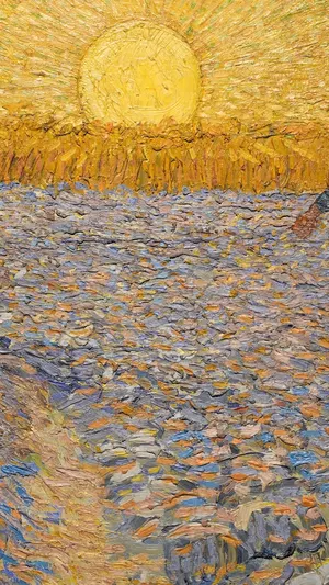 The Sower Van Gogh wallpaper