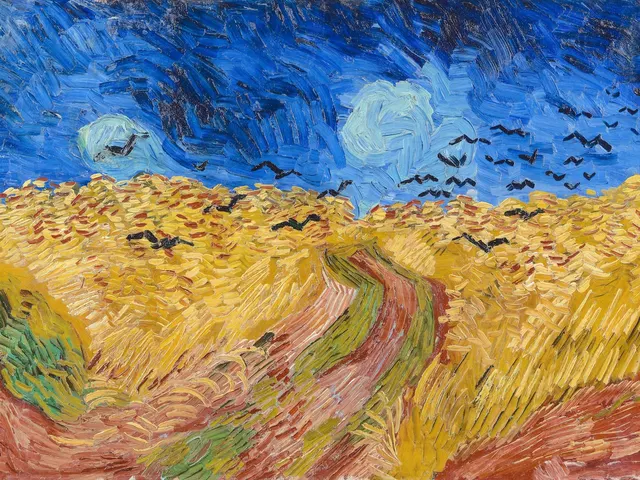 van Gogh Wheatfield with Crows Van Gogh by Vincent, horizontal tablet wallpaper
