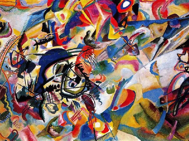 Composition VI by Wassily Kandinsky, horizontal tablet wallpaper