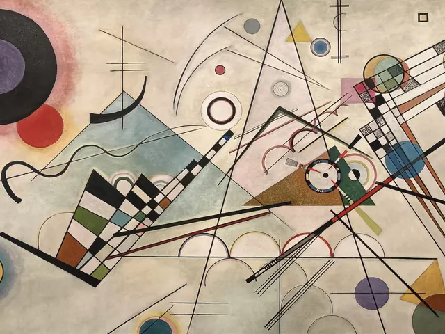 Composition VIII by Wassily Kandinsky, horizontal tablet wallpaper