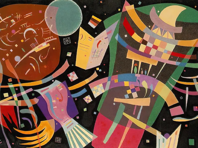 Composition X by Wassily Kandinsky, horizontal tablet wallpaper