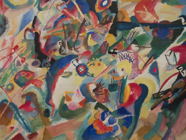Sketch 3 for Composition VII by Wassily Kandinsky, horizontal tablet wallpaper