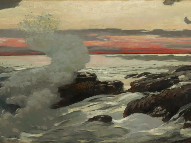 West Point Prout s Neck by Winslow Homer, horizontal tablet wallpaper