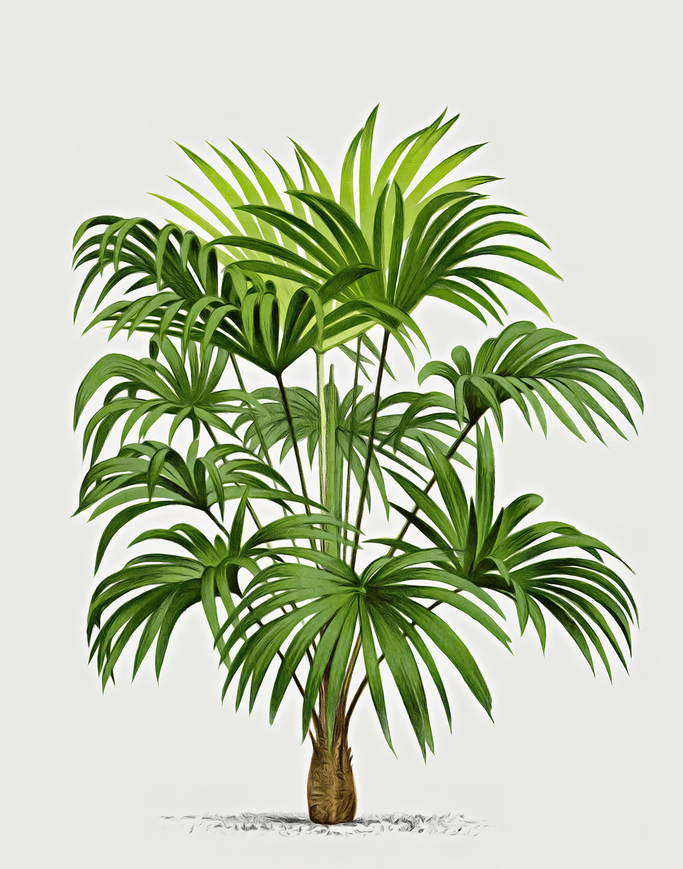 Palm Tree Botanical Tropical Palm, printable wall art.
