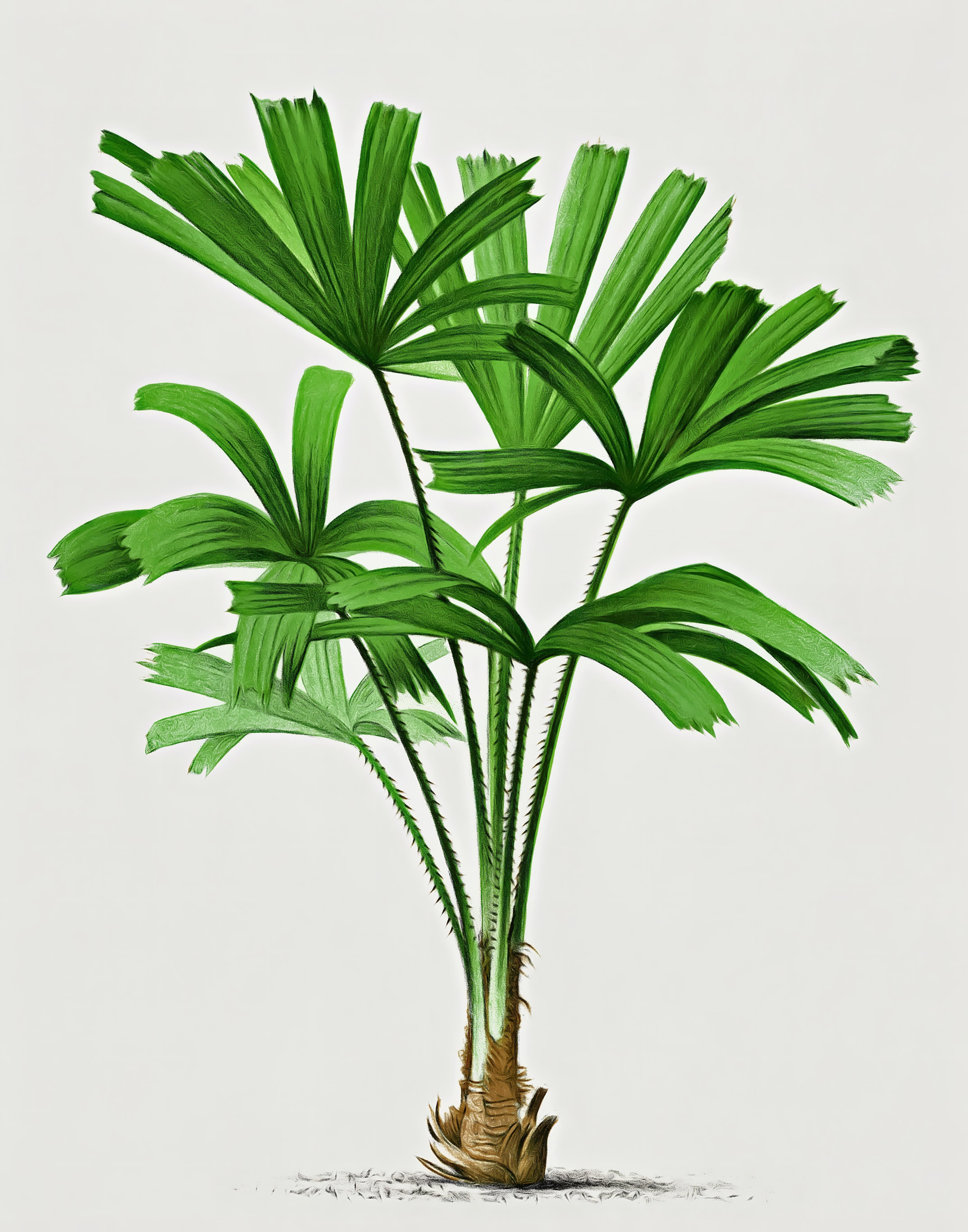Palm Tree Botanical Tropical Palm, printable wall art.