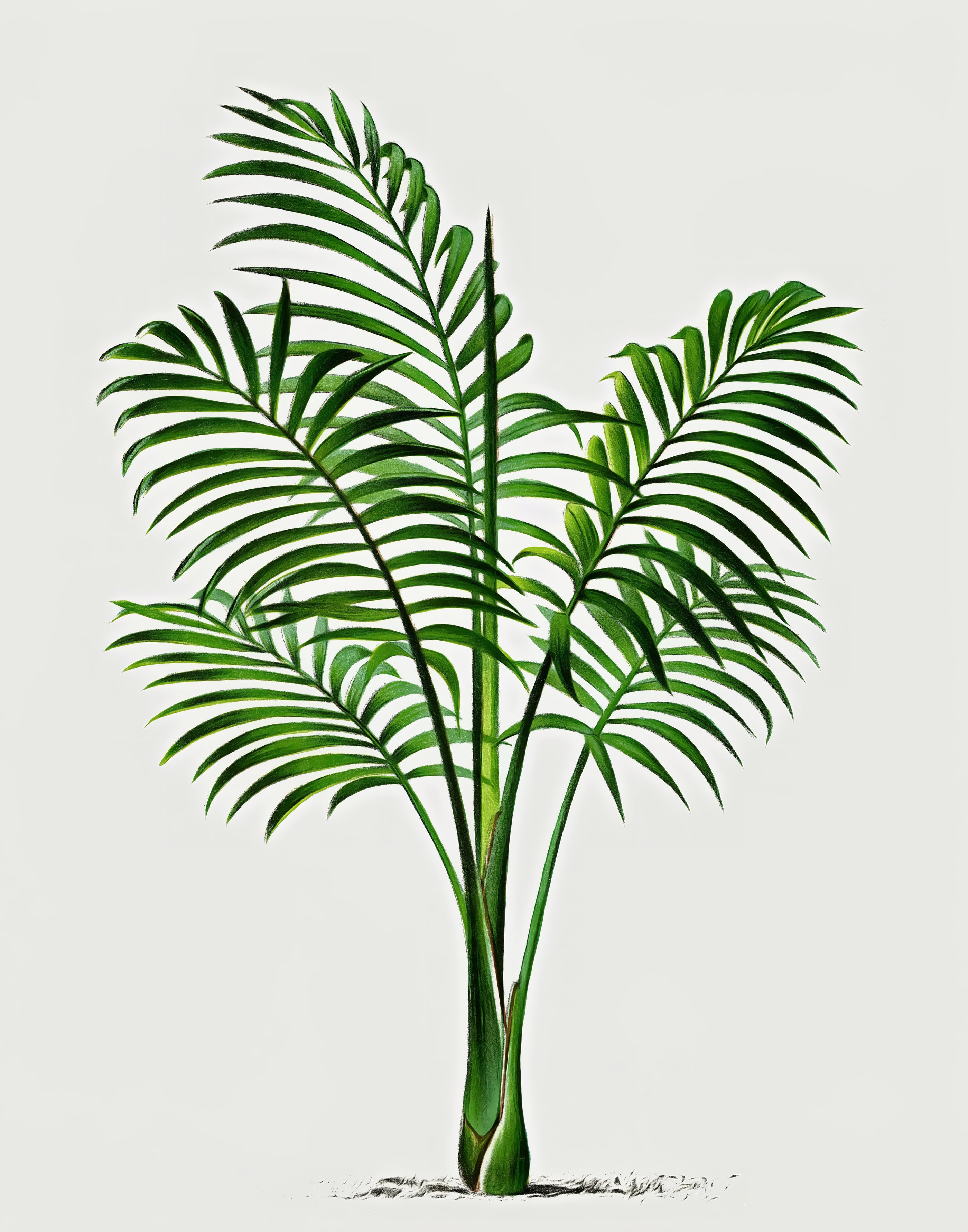 Palm Tree Botanical Tropical Palm, printable wall art.
